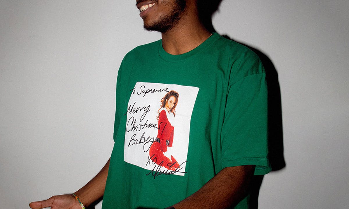 supreme christmas tee